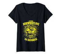 Donna 96.4% Silverback Abbigliamento Palestra, Body Building, Strongman, Arm Maglietta con Collo a V