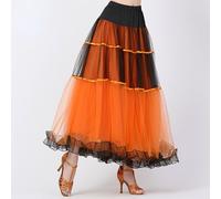 Donna a Balze Tulle Stanza da Ballo Danza Rete Valzer Moderno Swing Abiti per la