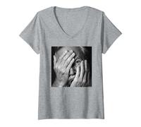 Donna A Qualcuno Piace Il Caldo Attore Jack Lemmon di Michael Grecco Maglietta con Collo a V