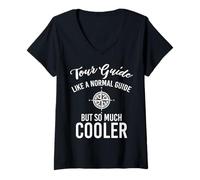 Donna Abbigliamento guida turistica | Le migliori guide divertenti Design Maglietta con Collo a V