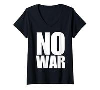 Donna Abbigliamento No War Maglietta con Collo a V