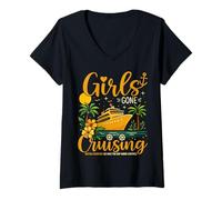 Donna Abito da Crociera per Ragazze Gone Cruising Maglietta con Collo a V