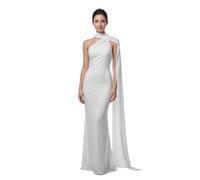 Donna Abito Elegante Da Vestiti Eleganti Cerimonia Nuziale Lungo | Coda Pesce,Lunghezza Al Pavimento,Abito Con Una Manica Lunga,Donna D'Onore,Ballo,Cocktail,Party,Battesimo,Viaggio,Luna Miele
