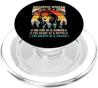 Donna Acquario magica, senza paura e spirito libero essenza PopSockets PopGrip per MagSafe