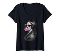 Donna ADA Lovelace Maglietta con Collo a V