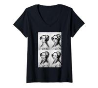 Donna ADA Lovelace Maglietta con Collo a V