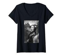 Donna ADA Lovelace Maglietta con Collo a V