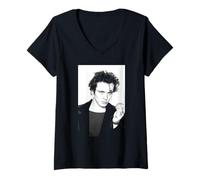 Donna Adamo e Le formiche New Wave Principe Azzurro Maglietta con Collo a V