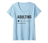 Donna Adulti One Star Absolute Nightmare Non consiglierebbe Maglietta con Collo a V