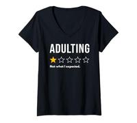 Donna Adulti Una Stella Non è Quello Che Mi aspettavo Non consiglierebbe Maglietta con Collo a V