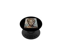 Donna africana Collage Art Head Wrap Occhiali PopSockets PopGrip Adesivo