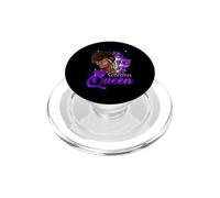 Donna afroamericana della regina dello Scorpione viola Ott Nov PopSockets PopGrip per MagSafe