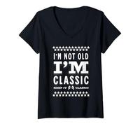 Donna Age is Just the Soundtrack of Life Well Played | Regalo per anziani Maglietta con Collo a V