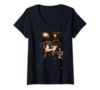 Donna al Drive in Live Cedric Bixler-Zavala di Andy Willsher Maglietta con Collo a V