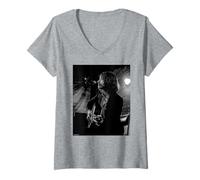 Donna Alex Turner Arctic Monkeys Humbug Era di Andy Willsher Maglietta con Collo a V