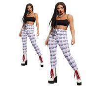 Donna Alien Leggings Festival Futuristico Rave Accessorio per Costume