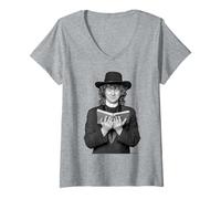 Donna Allan Ballard - Costume da cantante Slade Maglietta con Collo a V