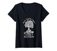 Donna Allen Family Reunion di nuovo insieme per tutti Maglietta con Collo a V