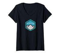 Donna Alpi Giulie Triglav Slovenia - Tops, Tees Gear, Accessori Maglietta con Collo a V