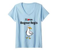 Donna Amo Bognor Regis Maglietta con Collo a V