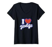 Donna Amo Hodge Maglietta con Collo a V