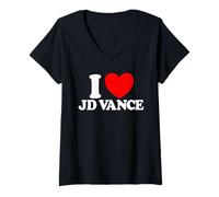 Donna Amo JD Vance '28 Presidente Vance 2028 Amo Vance Maglietta con Collo a V