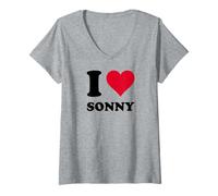 Donna Amo Sonny Maglietta con Collo a V
