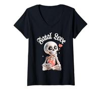 Donna Amore Fatale - Mi manchi Tanto Maglietta con Collo a V