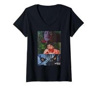 Donna An American Werewolf in London Transformation Maglietta con Collo a V