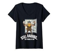 Donna Ancora Raiding Solo Frigoriferi alle 2:00 Maglietta con Collo a V