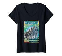 Donna Animorphs The Experiment Cow Alien Transformation Book Maglietta con Collo a V