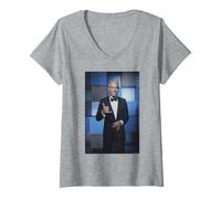 Donna Anthony Bourdain Chef agli Emmy Di Michael Grecco Maglietta con Collo a V