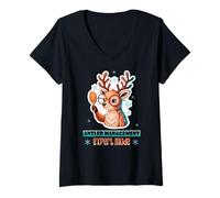 Donna Antler Management Experlmode Maglietta con Collo a V