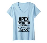Donna Apex Predator Energy Jaguar Maglietta con Collo a V