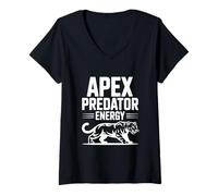 Donna Apex Predator Energy Jaguar Maglietta con Collo a V