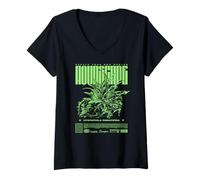 Donna Aquascaping Hygrophila Pinnatifida Fish Keeper Maglietta con Collo a V