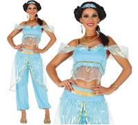 Donna Arabo Deserto Principessa Costume Donna Danzatrice Del Ventre Vestito Fg