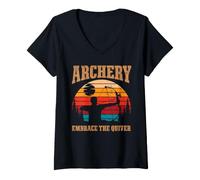 Donna Archery Embrace The Quiver Maglietta con Collo a V