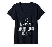 Donna Architettura del paesaggio Amante Uomini Donne Bambini Architetto Maglietta con Collo a V