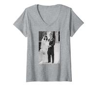 Donna Arnold Schwarzenegger Maria Shriver Matrimonio Michael Grecco Maglietta con Collo a V