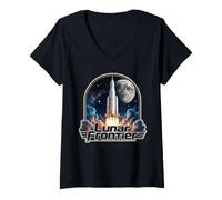 Donna Artemis III - The Lunar Frontier Maglietta con Collo a V
