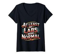 Donna At Least My Labs Were Normal Health Wins Humor - Maglietta con Collo a V