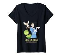 Donna ATLA Cactus Juice It's The Quenchiest Sokka Retro Cartoon Maglietta con Collo a V