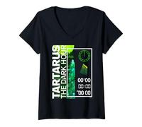 Donna ATLUS Persona 3 Reload: Tartarus Dark Hour Maglietta con Collo a V