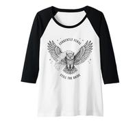 Donna Attualmente Feral Still The Bride Bachelorette Owl Maglia con Maniche Raglan