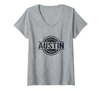 Donna Austin Texas - Austin TX ufficiale Maglietta con Collo a V