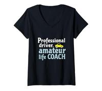 Donna Autista Life Coach Maglietta con Collo a V