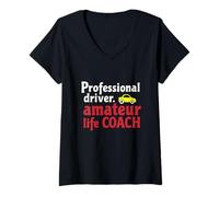 Donna Autista Life Coach Maglietta con Collo a V