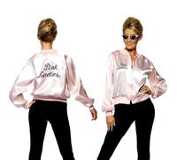 Donna Autorizzato Grease Pink Lady Costume Rosa Giacca Donna Da Smiffys