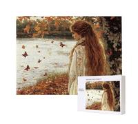 Donna autunno - Puzzle 6000 Pezzi per Adulti - Puzzle fai da te, Intrattenimento Creativo, Arte Moderna, Puzzle Classico per Adulti e Ragazzi dai 12 anni, Idea Regalo Uomo e Donna 179x105cm a-631